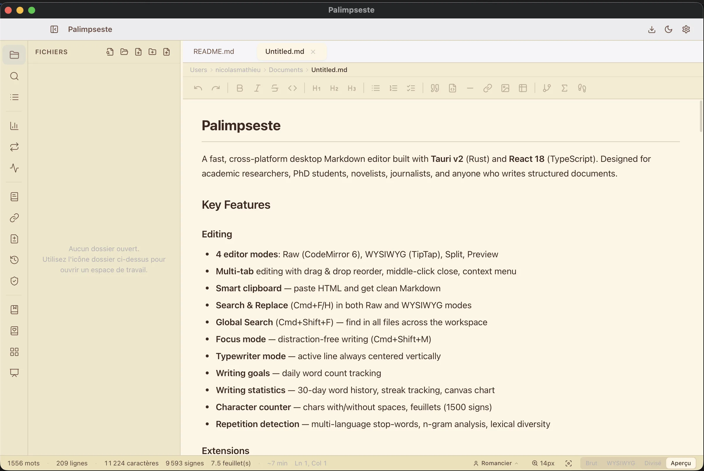 Palimpseste — academic Preview mode